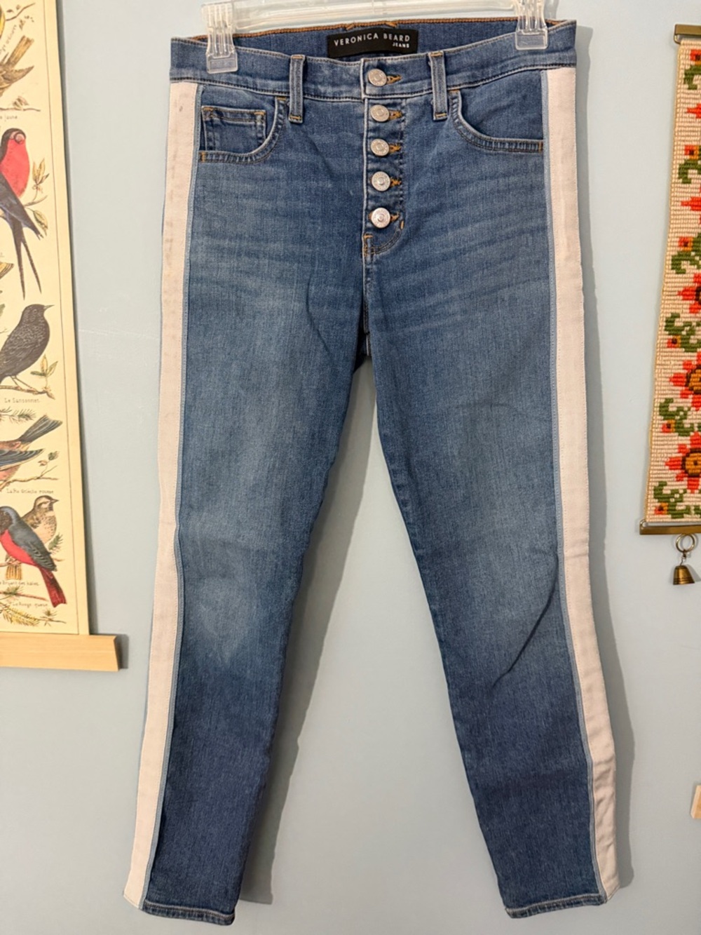Veronica Beard Debbie Skinny High-rise Jeans